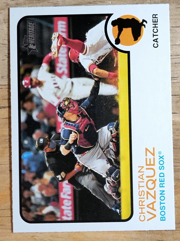 2022 Topps Heritage #213 Christian Vazquez
