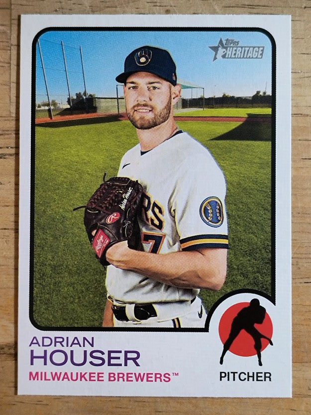 2022 Topps Heritage #219 Adrian Houser