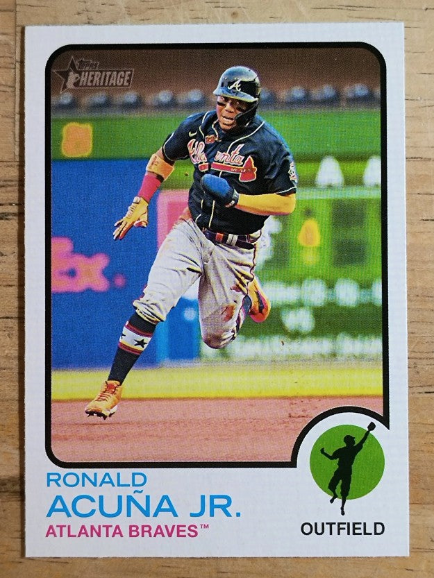 2022 Topps Heritage #223 Ronald Acuna Jr.