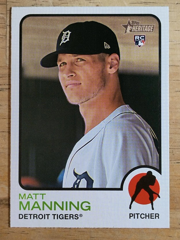 2022 Topps Heritage #227 Matt Manning RC