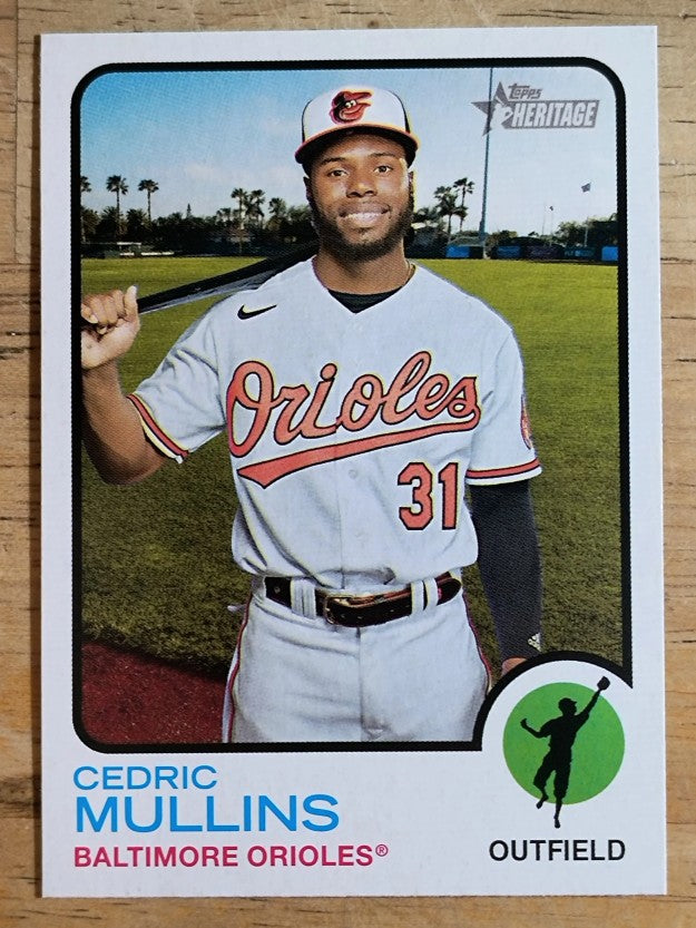 2022 Topps Heritage #232 Cedric Mullins