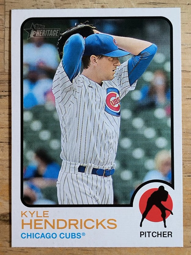 2022 Topps Heritage #235 Kyle Hendricks