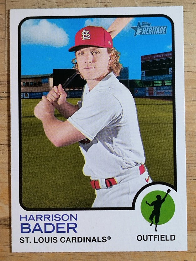 2022 Topps Heritage #243 Harrison Bader