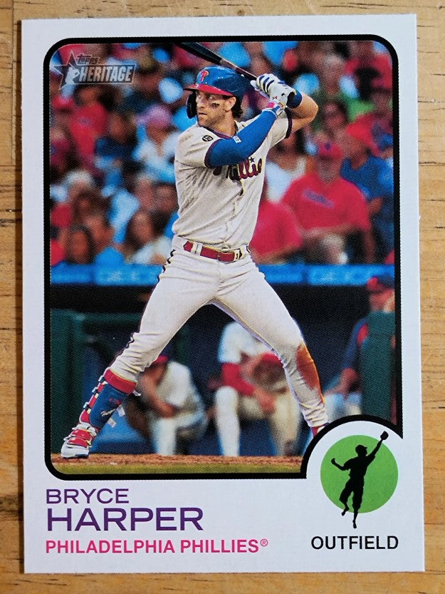 2022 Topps Heritage #245 Bryce Harper