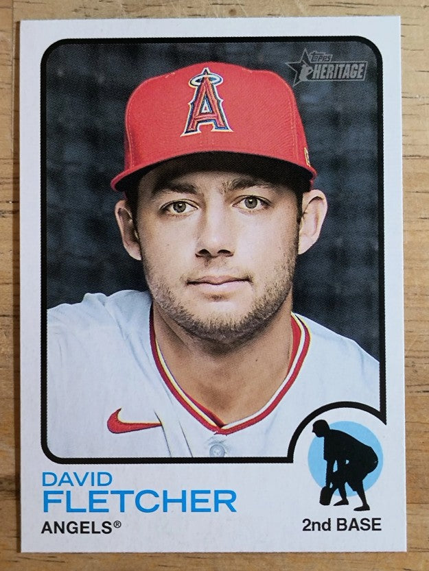 2022 Topps Heritage #247 David Fletcher