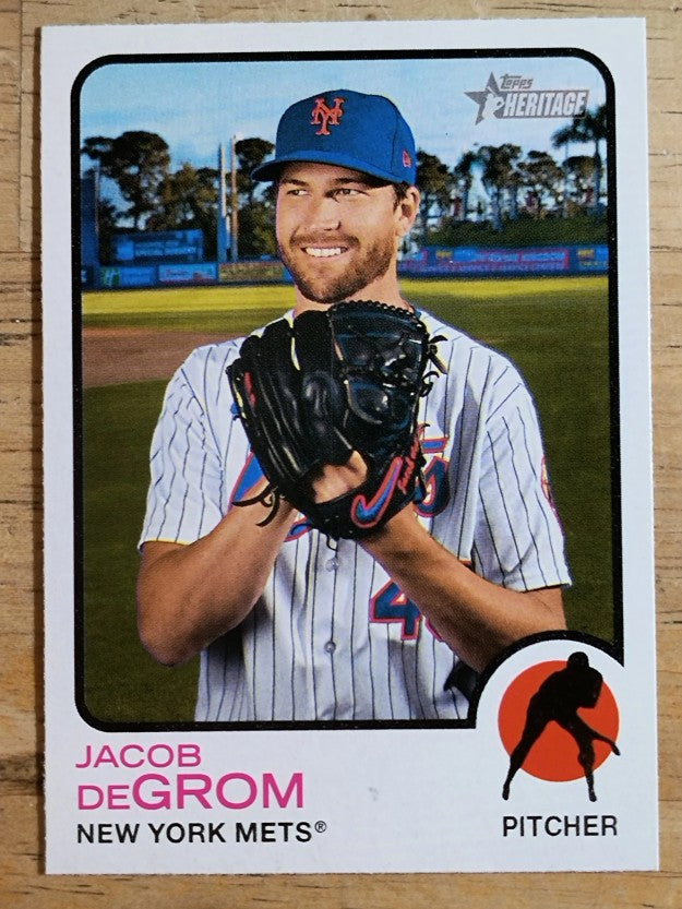2022 Topps Heritage #250 Jacob deGrom