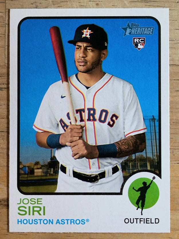 2022 Topps Heritage #256 Jose Siri RC