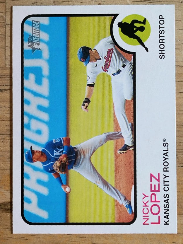 2022 Topps Heritage #260 Nicky Lopez