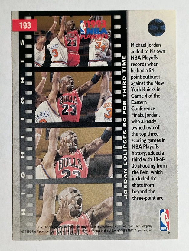 1993-94 Upper Deck #193 Michael Jordan PO