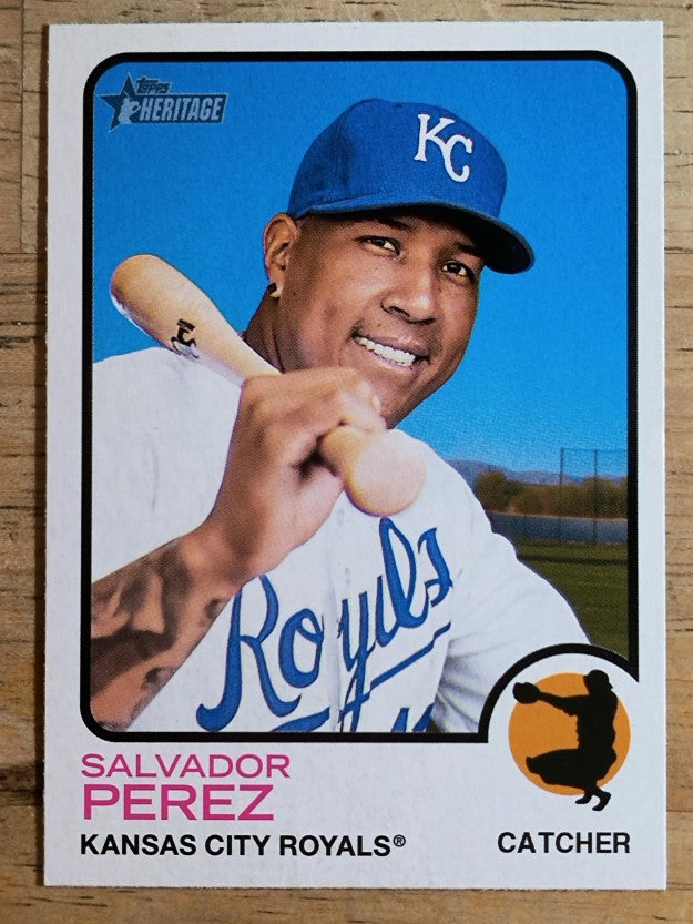 2022 Topps Heritage #267 Salvador Perez