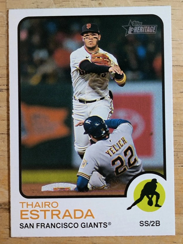 2022 Topps Heritage #271 Thairo Estrada