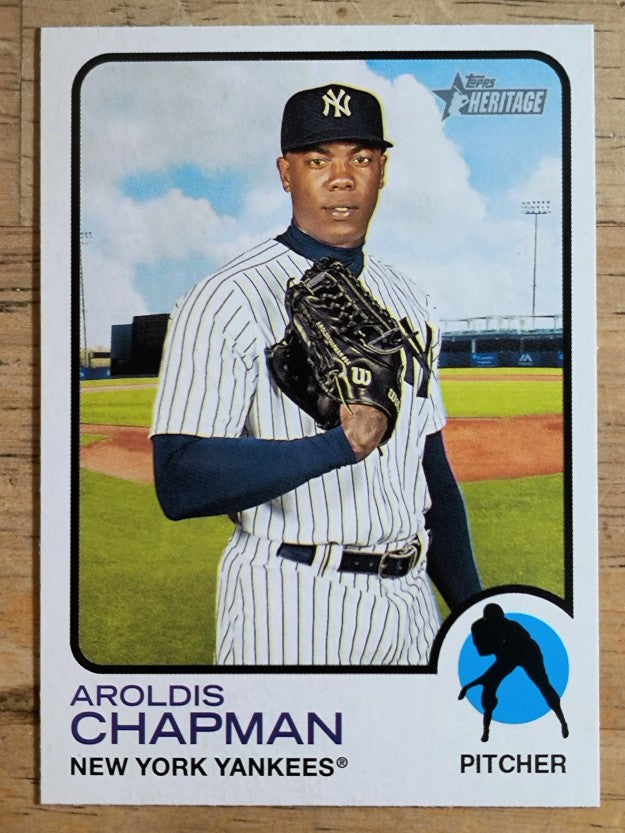 2022 Topps Heritage #287 Aroldis Chapman