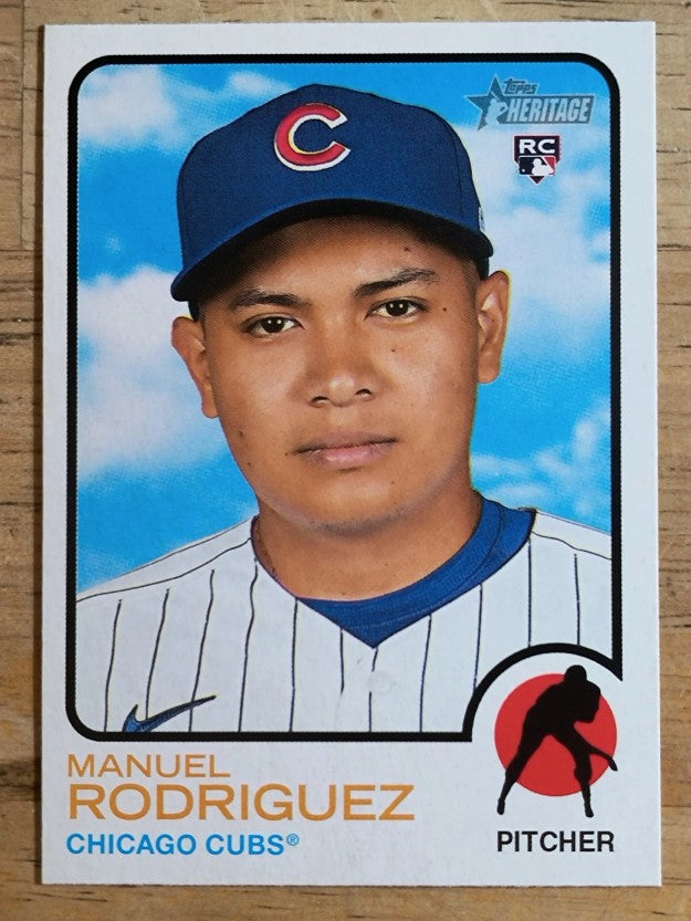 2022 Topps Heritage #291 Manuel Rodriguez RC