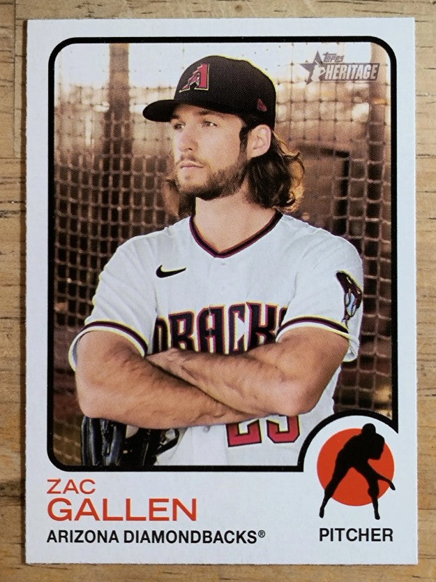2022 Topps Heritage #294 Zac Gallen