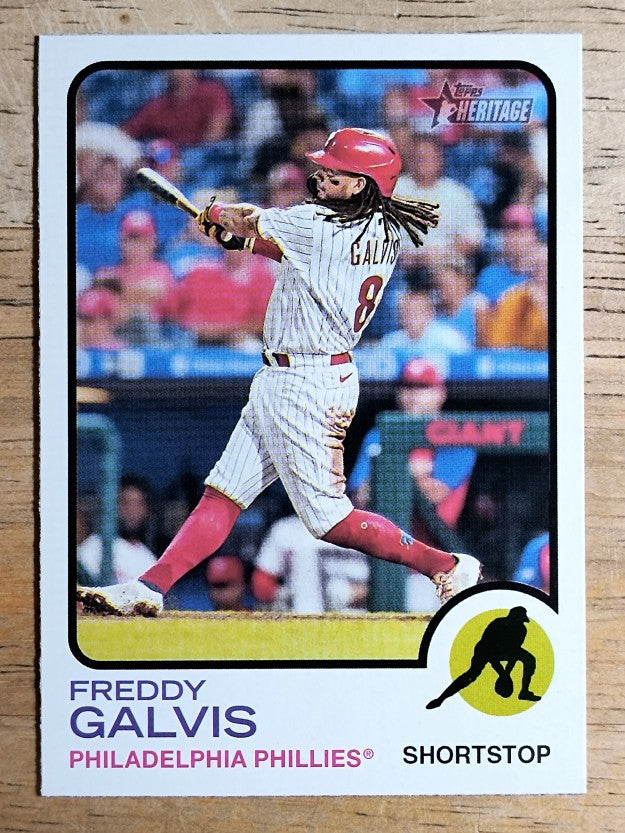 2022 Topps Heritage #302 Freddy Galvis