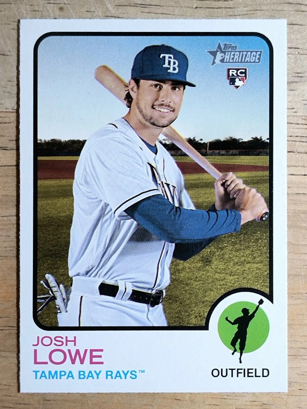 2022 Topps Heritage #303 Josh Lowe RC