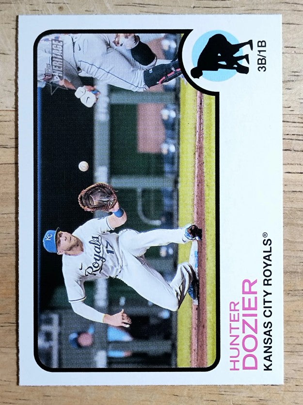 2022 Topps Heritage #305 Hunter Dozier