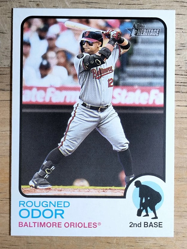 2022 Topps Heritage #307 Rougned Odor