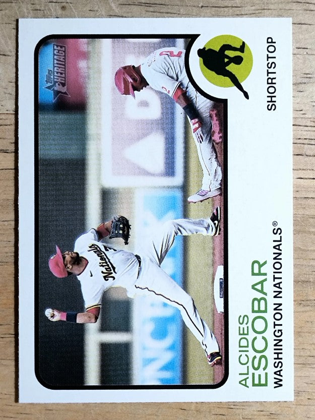 2022 Topps Heritage #308 Alcides Escobar