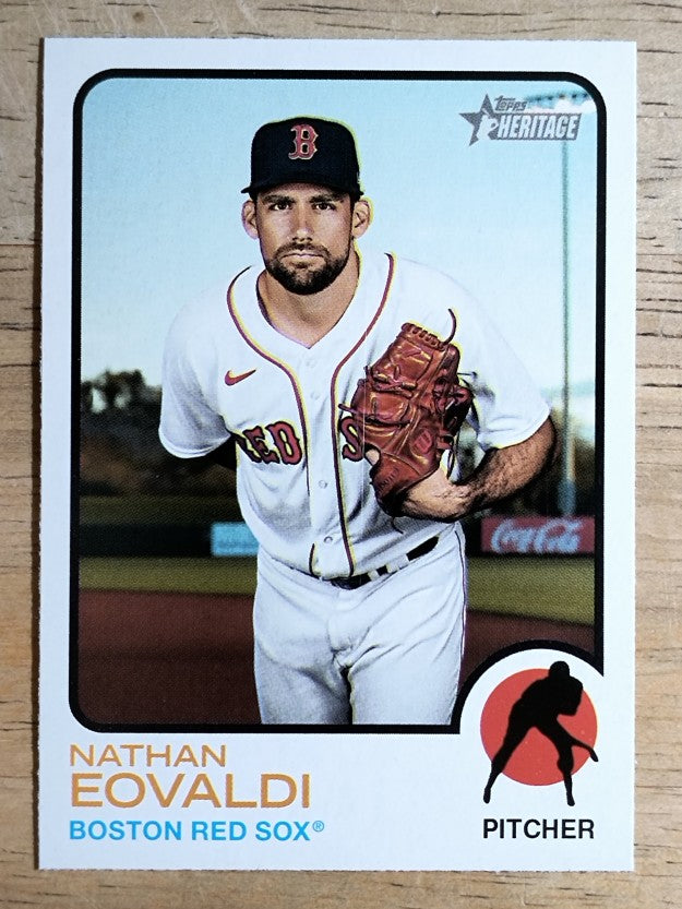 2022 Topps Heritage #311 Nathan Eovaldi