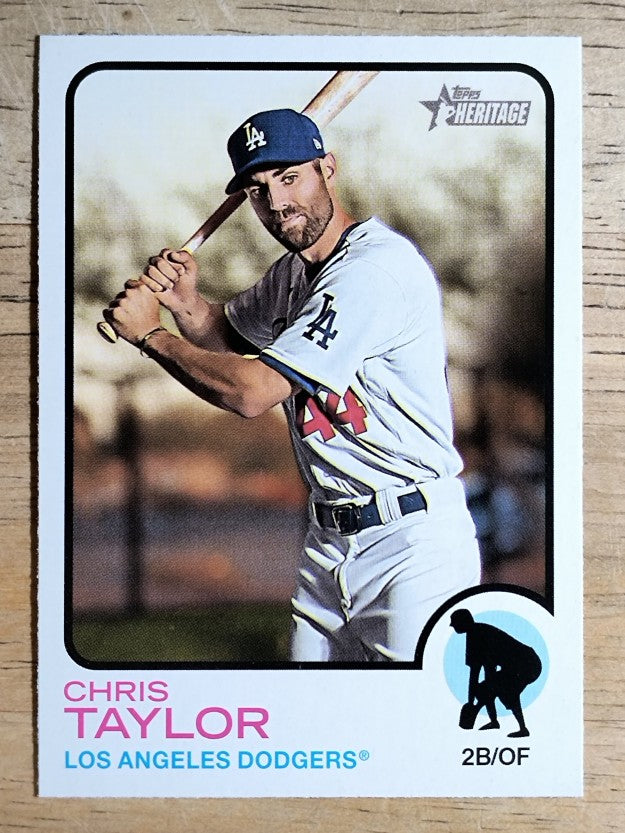 2022 Topps Heritage #312 Chris Taylor