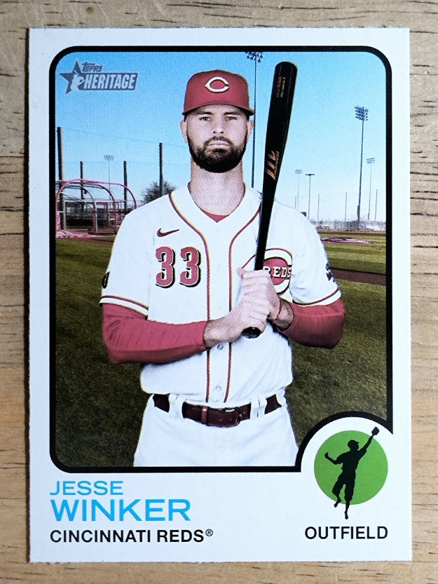 2022 Topps Heritage #315 Jesse Winker