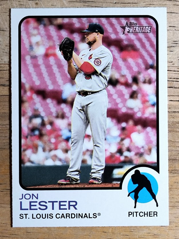 2022 Topps Heritage #323 Jon Lester