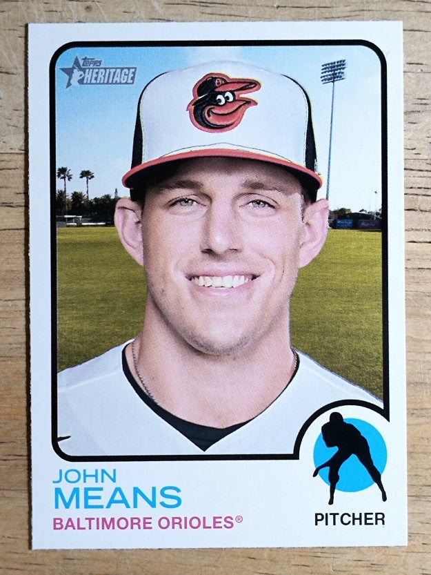 2022 Topps Heritage #325 John Means