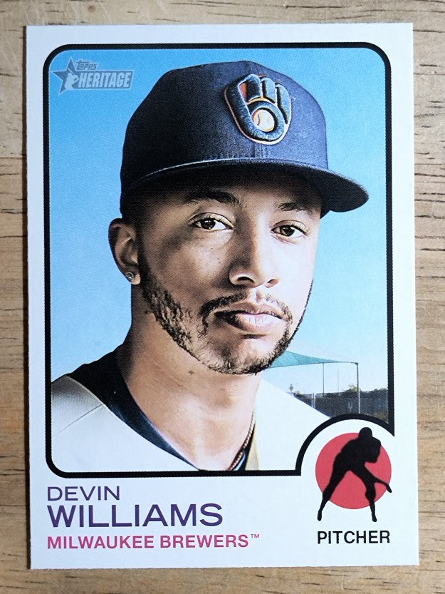 2022 Topps Heritage #329 Devin Williams
