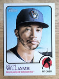 2022 Topps Heritage #329 Devin Williams