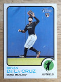 2022 Topps Heritage #334 Bryan De La Cruz RC