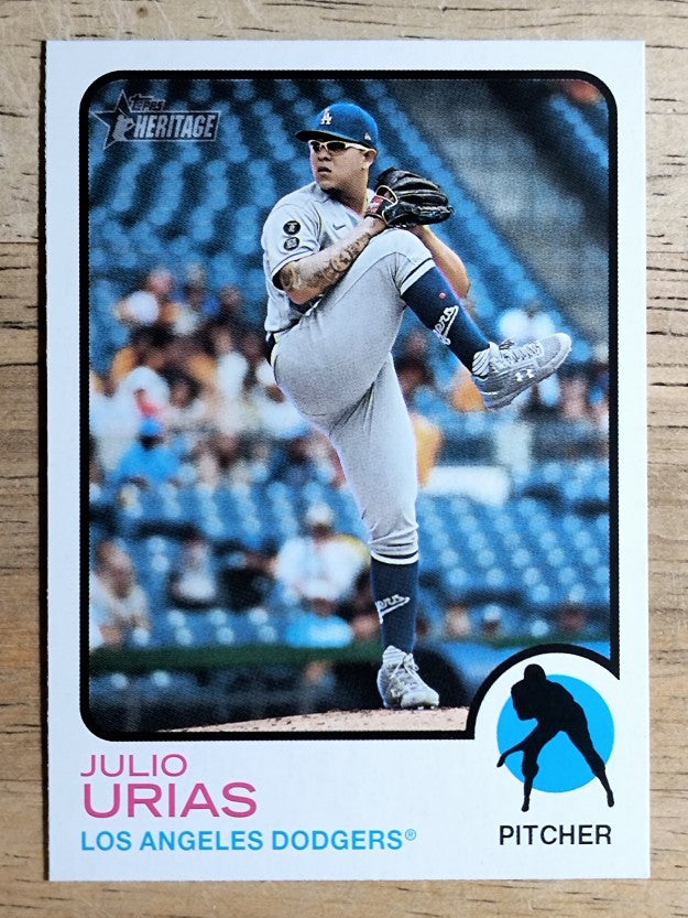2022 Topps Heritage #337 Julio Urias