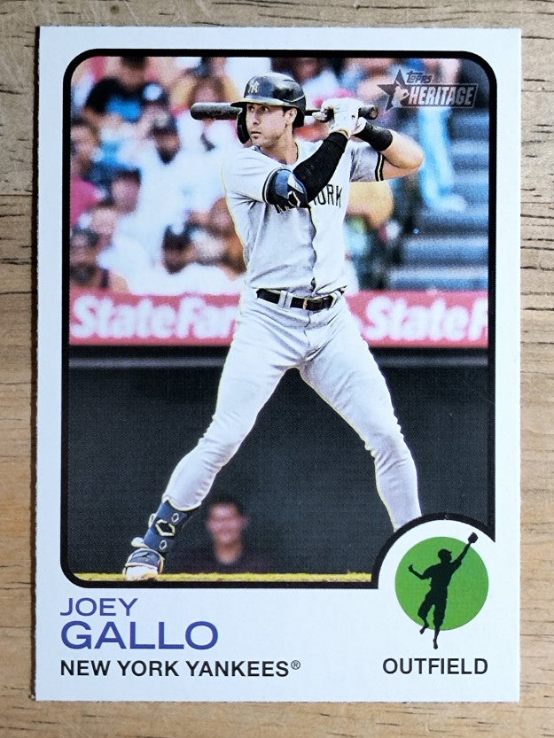 2022 Topps Heritage #339 Joey Gallo
