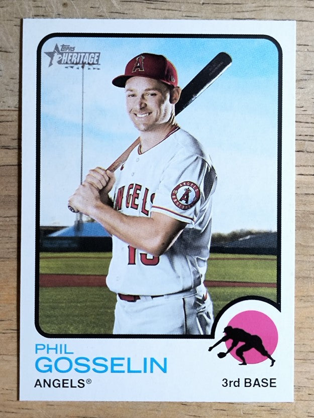 2022 Topps Heritage #345 Phil Gosselin