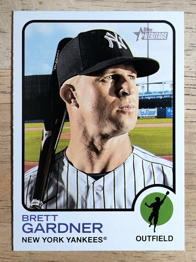 2022 Topps Heritage #349 Brett Gardner