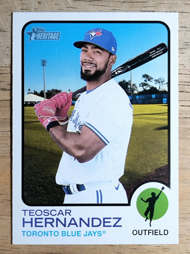 2022 Topps Heritage #357 Teoscar Hernandez