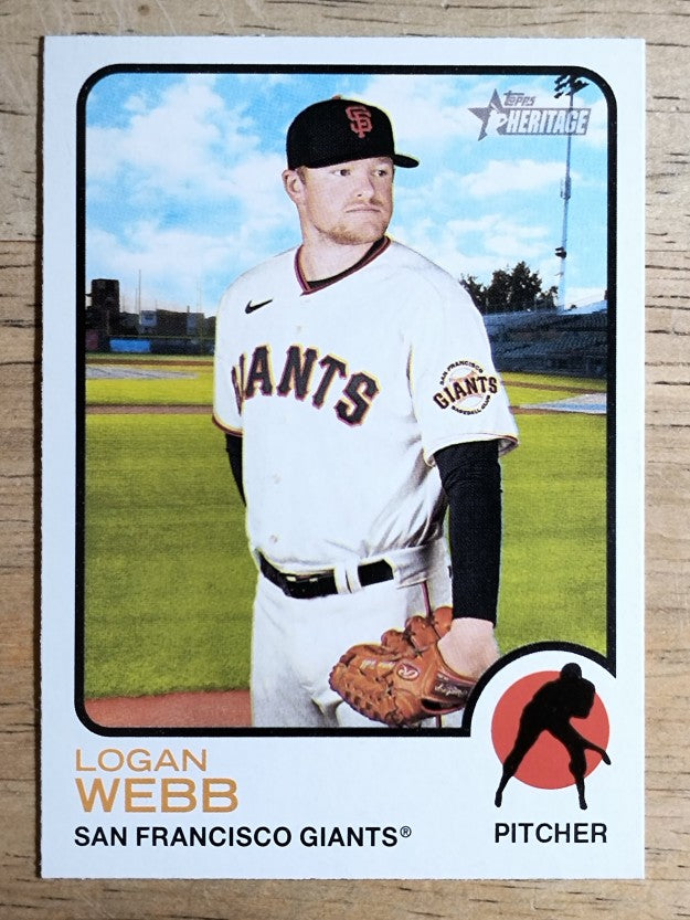 2022 Topps Heritage #358 Logan Webb