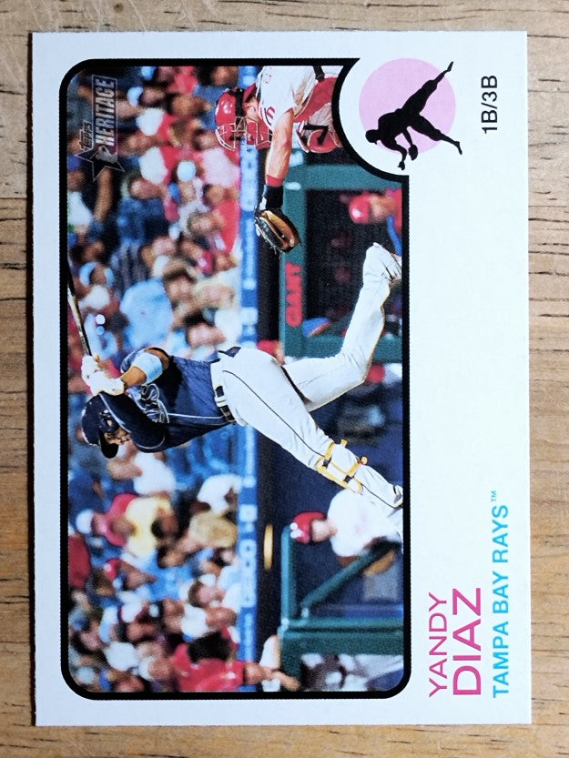 2022 Topps Heritage #363 Yandy Diaz