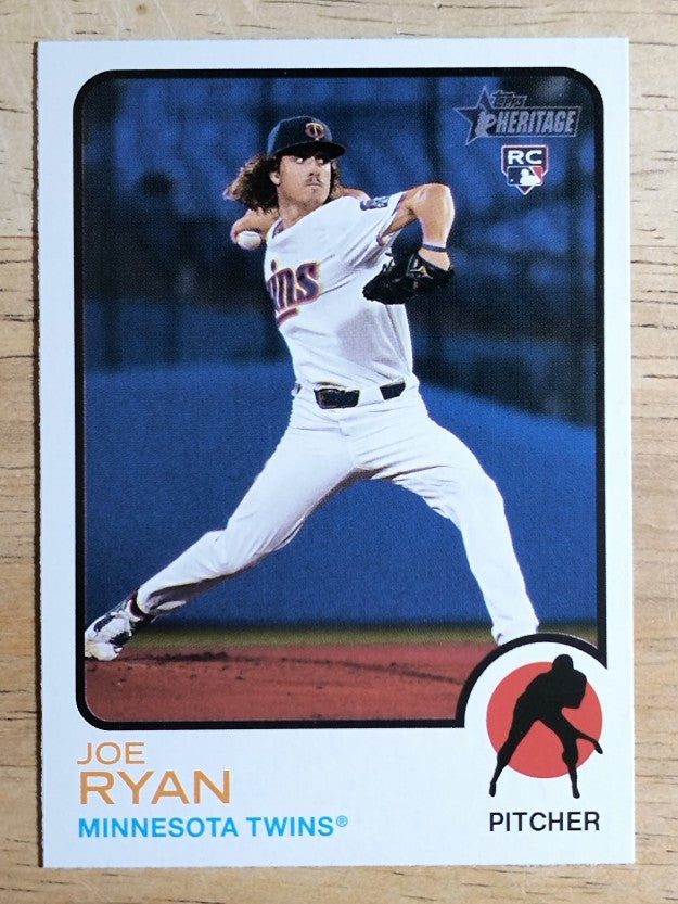 2022 Topps Heritage #370 Joe Ryan RC