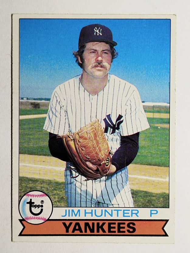 1979 Topps #670 Jim Hunter DP (EX)