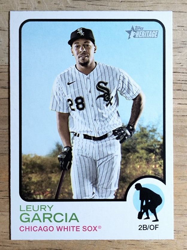 2022 Topps Heritage #380 Leury Garcia