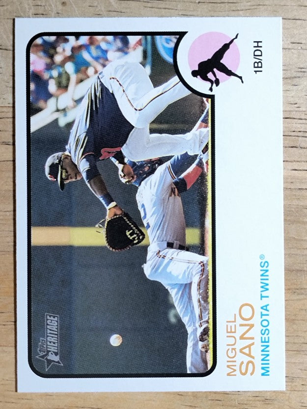 2022 Topps Heritage #384 Miguel Sano