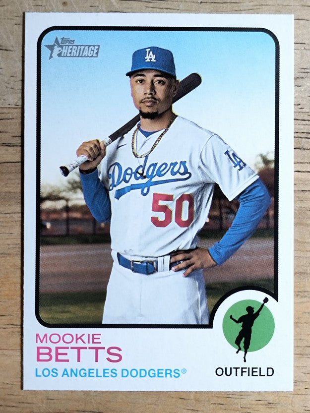 2022 Topps Heritage #386 Mookie Betts