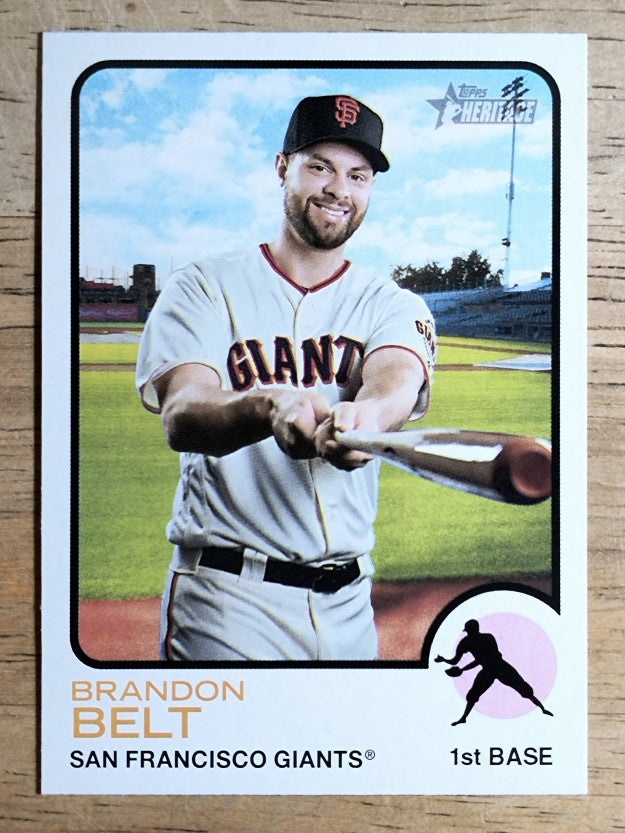 2022 Topps Heritage #388 Brandon Belt