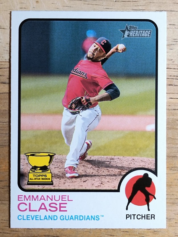 2022 Topps Heritage #394 Emmanuel Clase