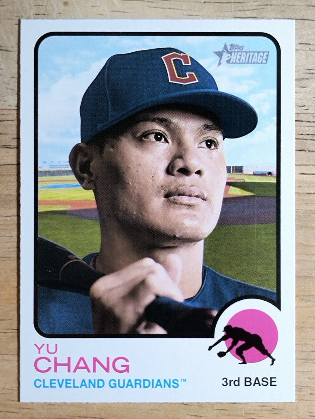 2022 Topps Heritage #400 Yu Chang