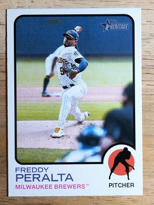 2022 Topps Heritage #3 Freddy Peralta
