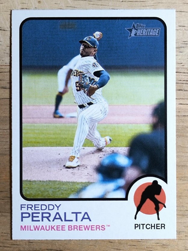 2022 Topps Heritage #3 Freddy Peralta