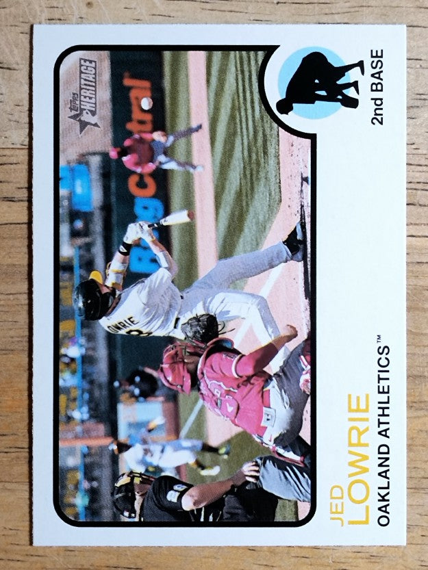 2022 Topps Heritage #8 Jed Lowrie