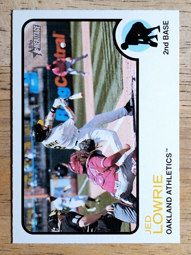 2022 Topps Heritage #8 Jed Lowrie